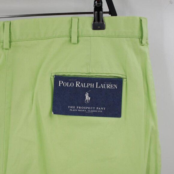 Vintage NWT Polo ralph Lauren pants Mens 38 L32 The prospect chino green cotton